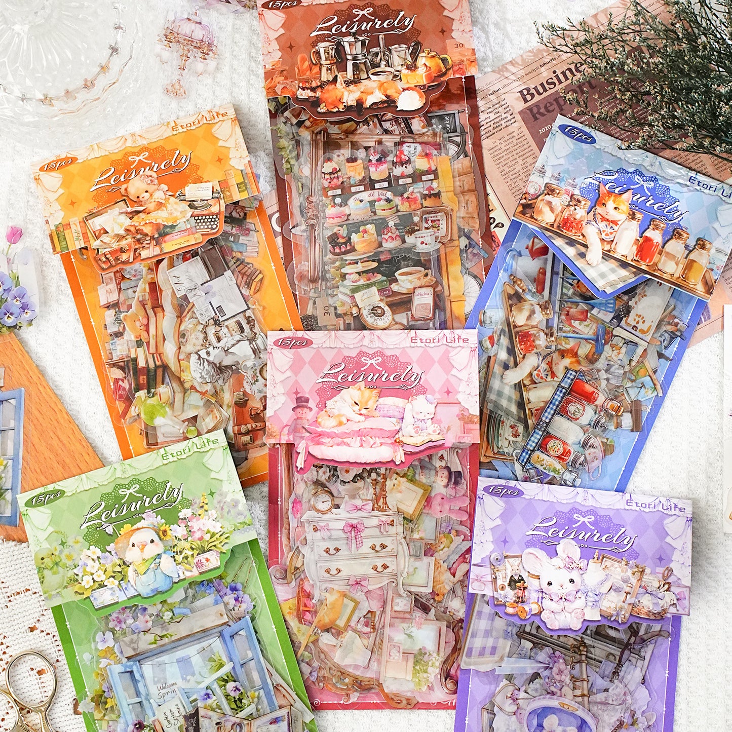 30 Pcs Lifestyle PET Stickers XXCQ