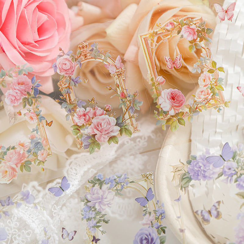 1 Roll Flower Window Die Cut PET Tape HCMJ