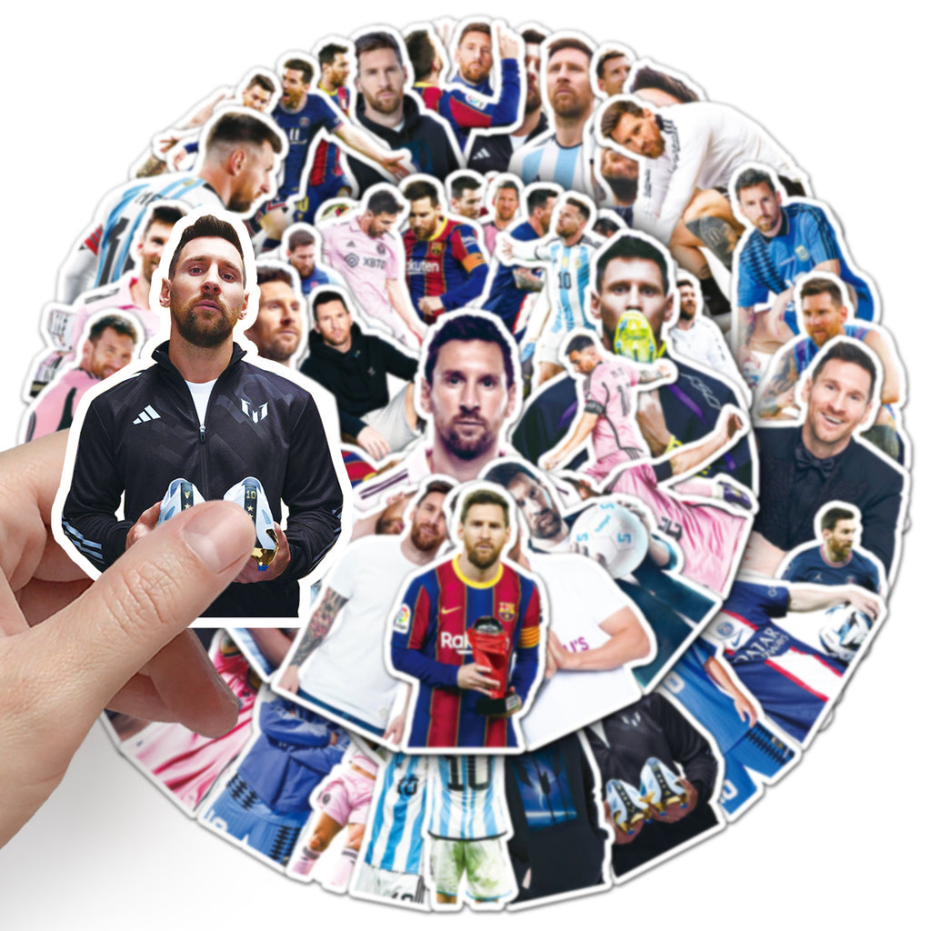 50Pcs Football Theme Waterproof Vinyl Stickers STY13