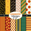 6 inch Vintage Stirpe Scrapbook Paper Pad PA324
