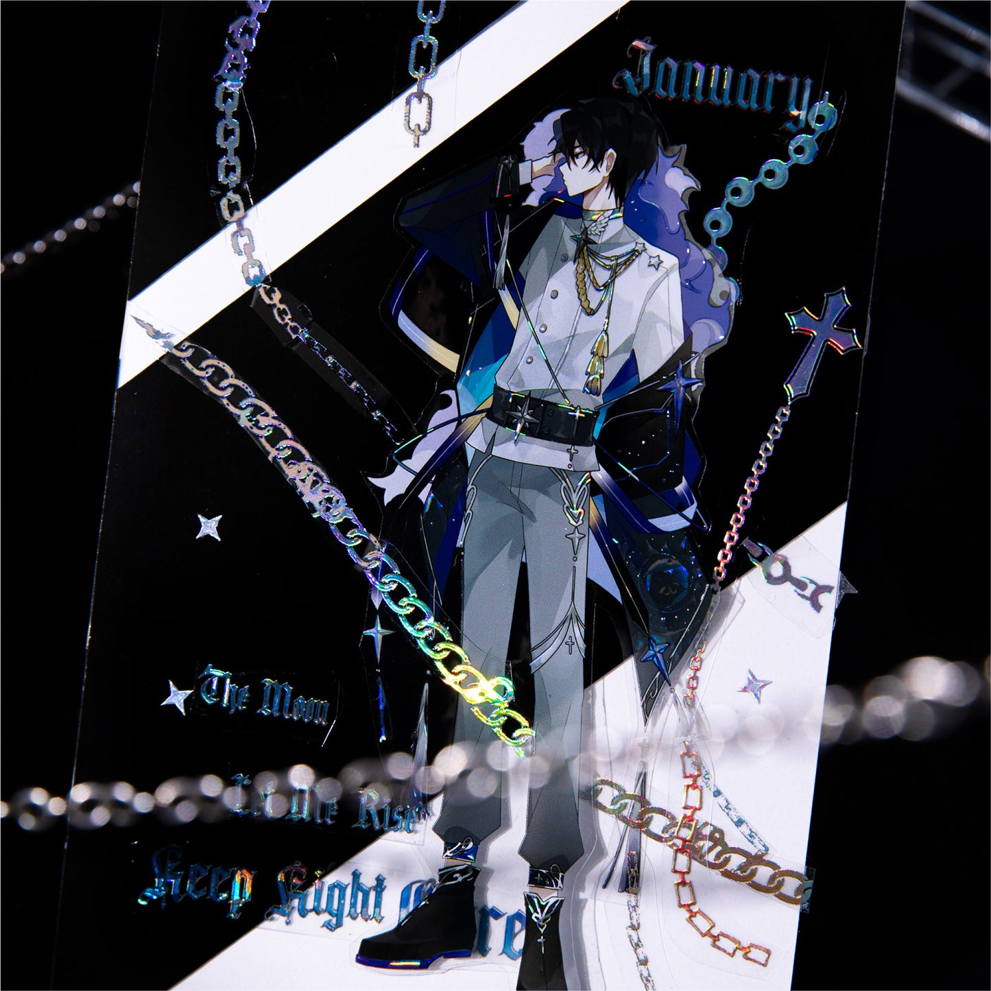 3 Pcs Punk Theme PET Stickers YSJX