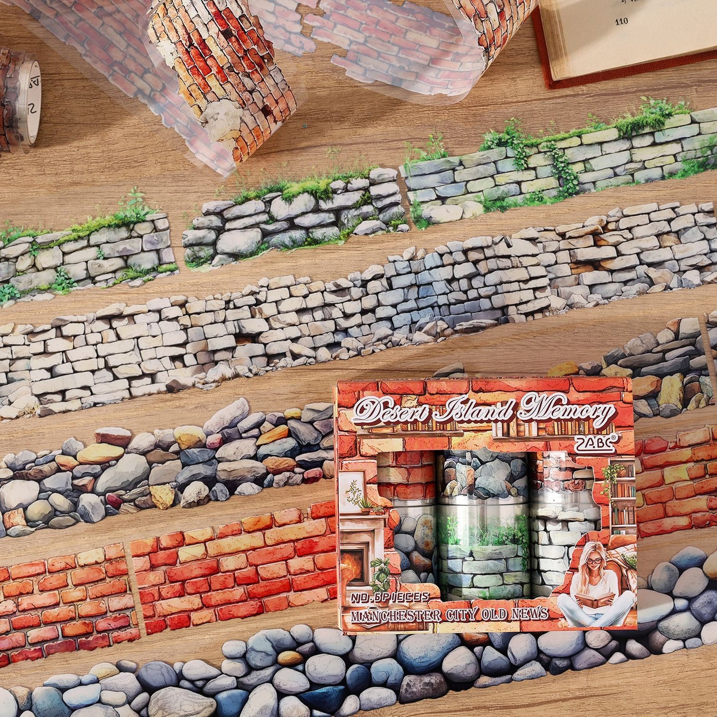 6 Rolls Garden Wall PET Tapes MCJS