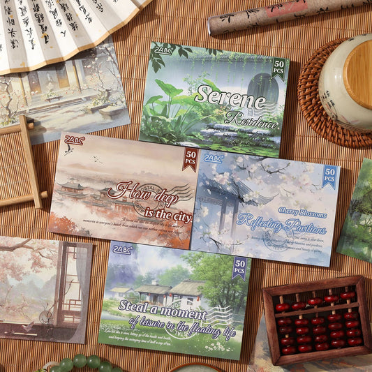 50 Sheets Natural Landscape Journal Paper SJHJ