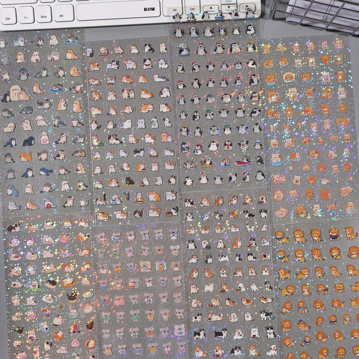 1 Sheet Cute Animal Planner Stickers KLMYJ