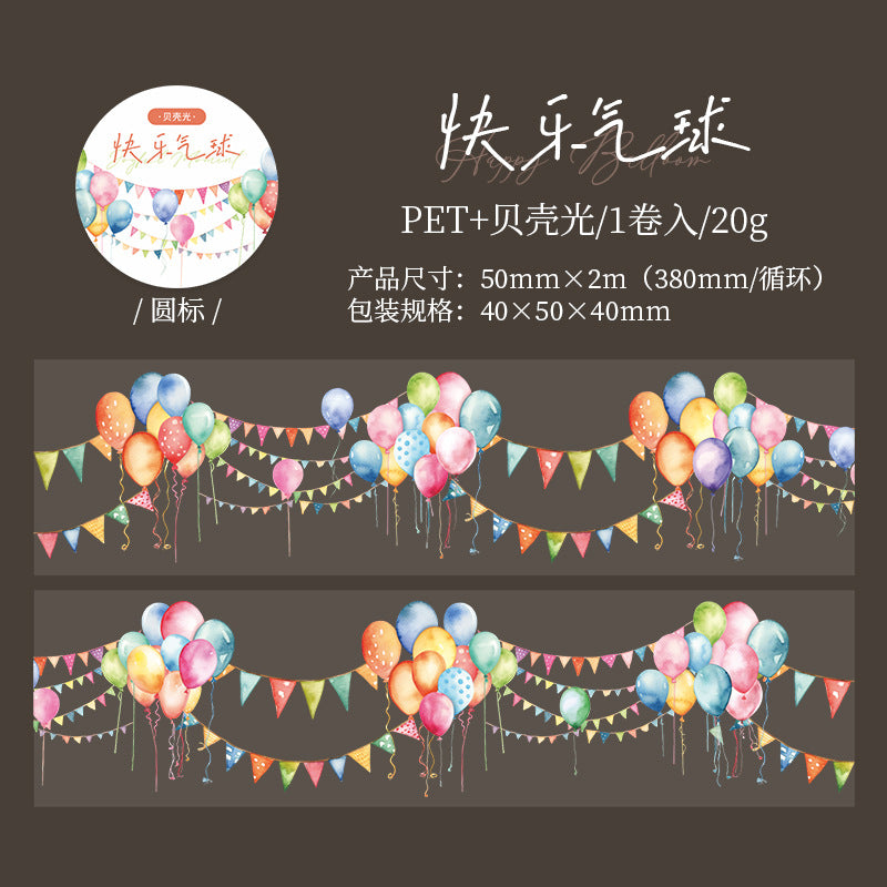 1 Roll Decoration Theme PET Tape XYSK