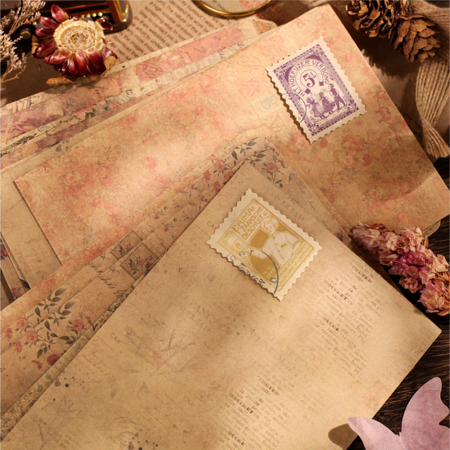 3 Pcs Envelopes with Sealing Sticker YFXL