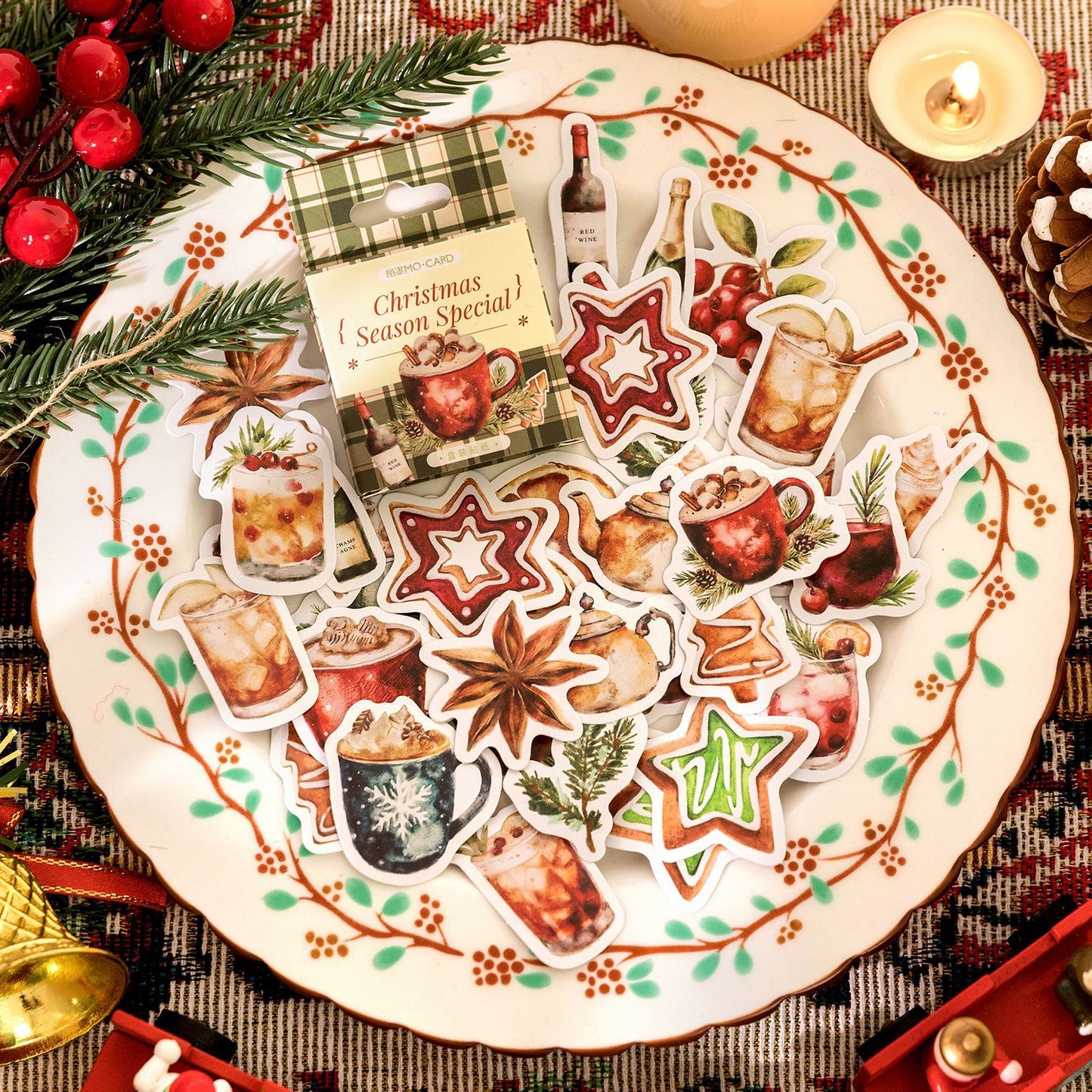 46 Pcs Christmas Stickers LYSD