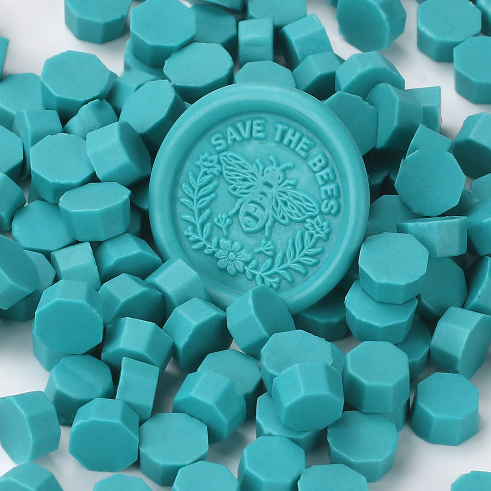 100 PCS Octagon Wax Seal Beads H98