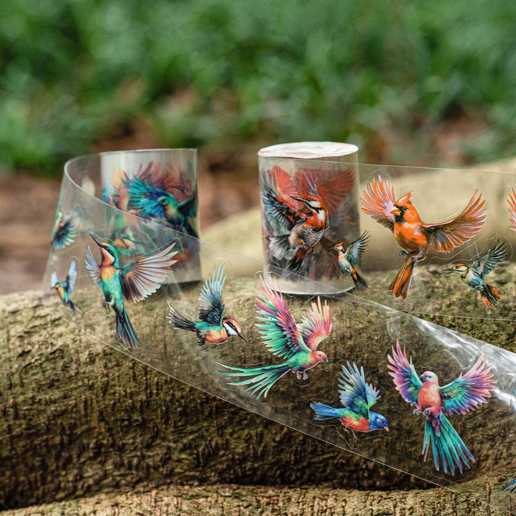 1 Roll Bird Die Cut PET Tape FNXL