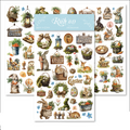 3 Sheets Rub on Stickers - Easter