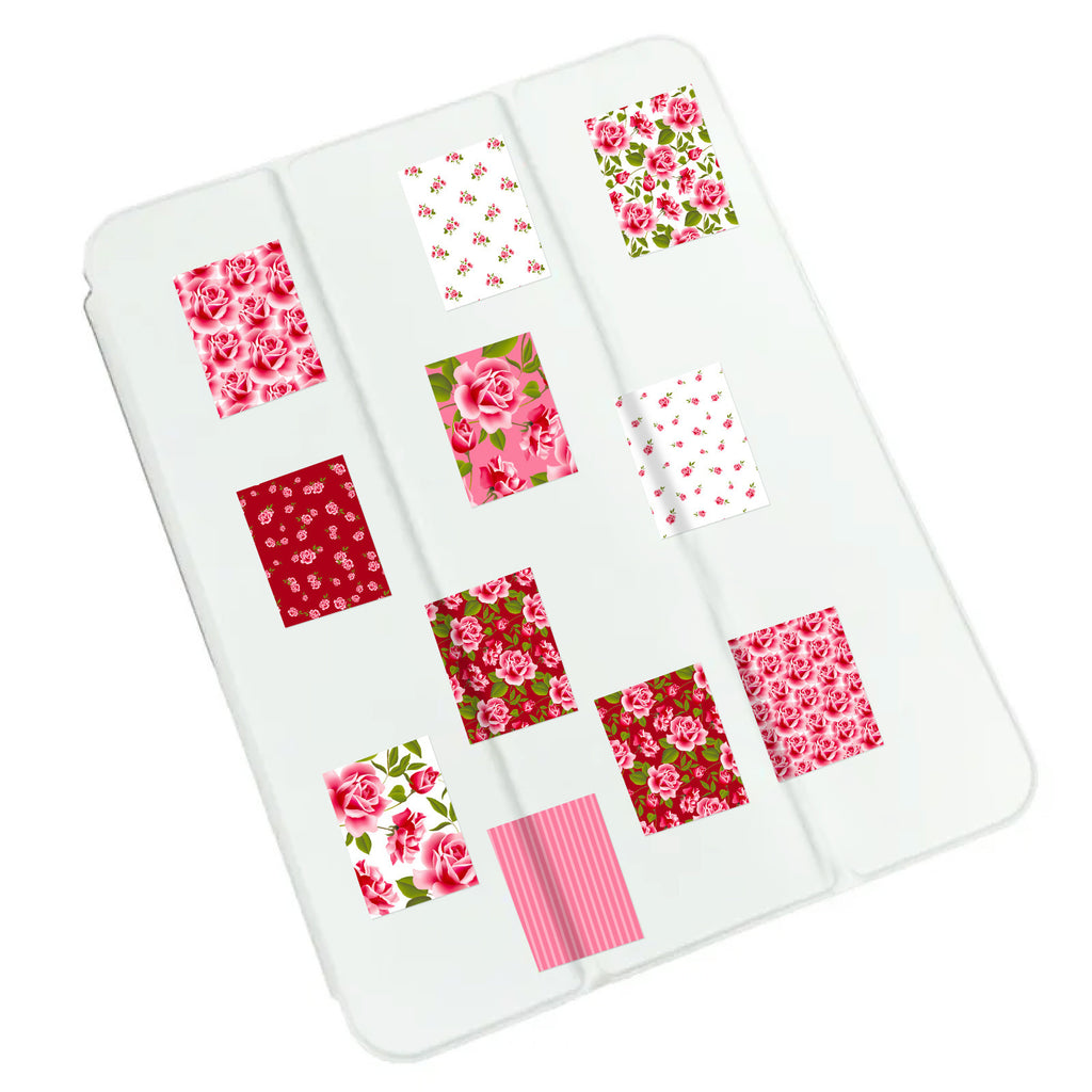 6 inch Pink Rose Scrapbook Paper Pad PA267