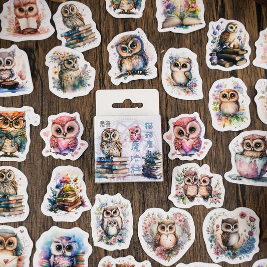 46 Pcs Owl Stickers MTYMFS