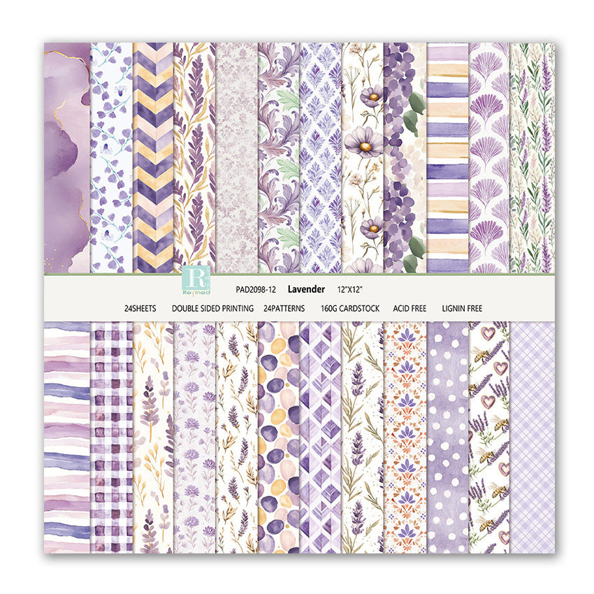 12 inch Scrapbook Paper Pad JYY098