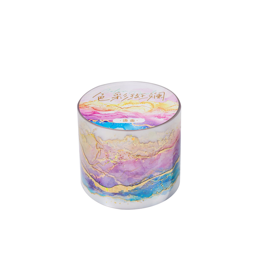 1 Roll Glitter Wave PET Tape SCLY
