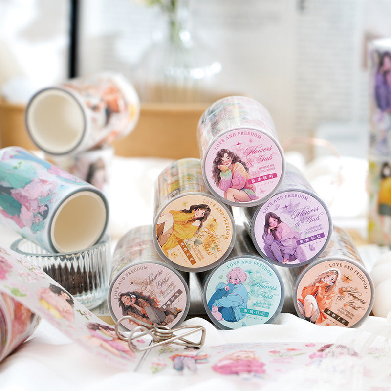 1 Roll Fashion Girl PET Tape HYSN