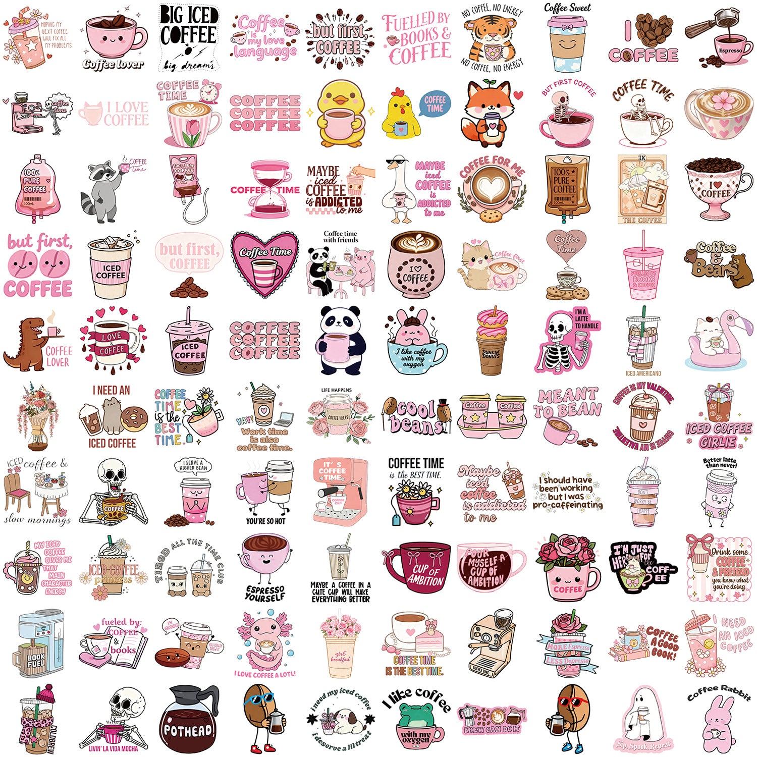 50PCS Funny Sarcastic Meme Vinyl Stickers FUN10
