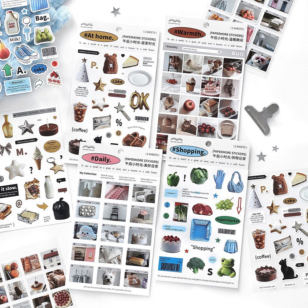 2 Sheets Lifestyle Planner Stickers WHXSG