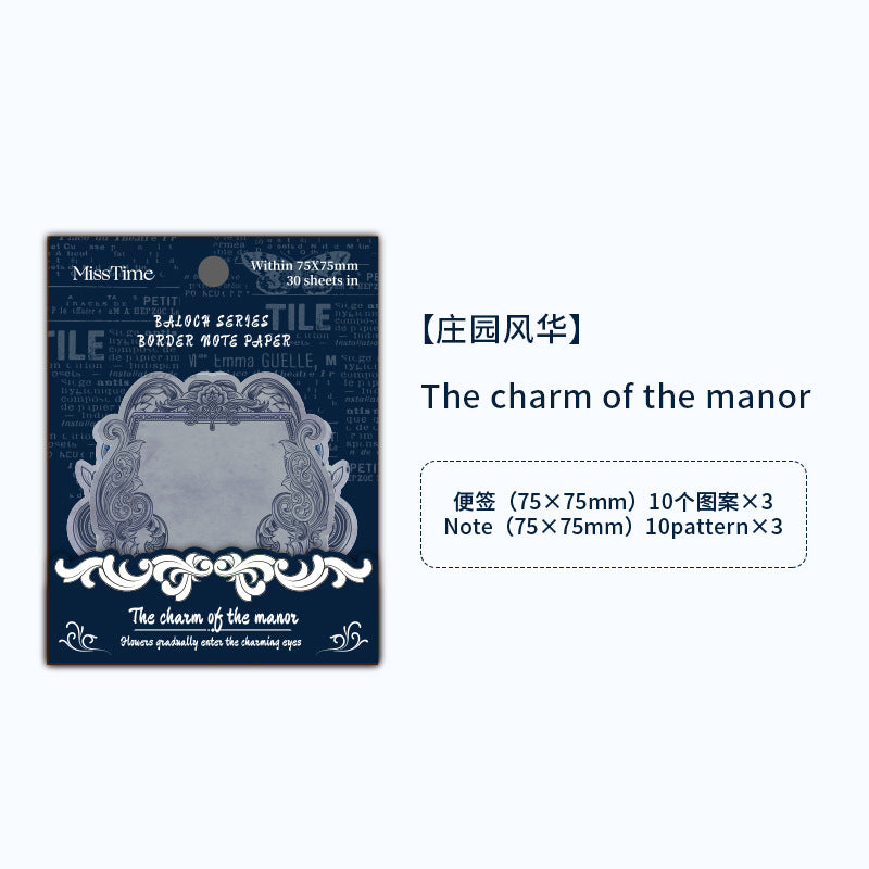 30 Pcs Vintage Notepad HYNH
