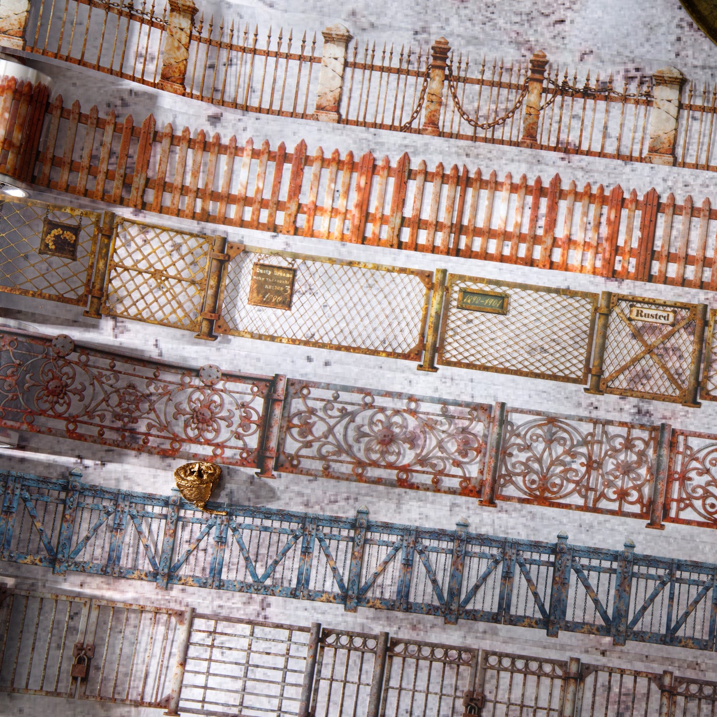 1 Roll Metal Fence PET Tape XJWL