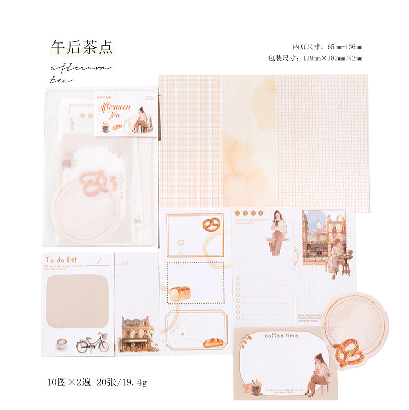 20 Pcs Creative Notepad Paper BZSH