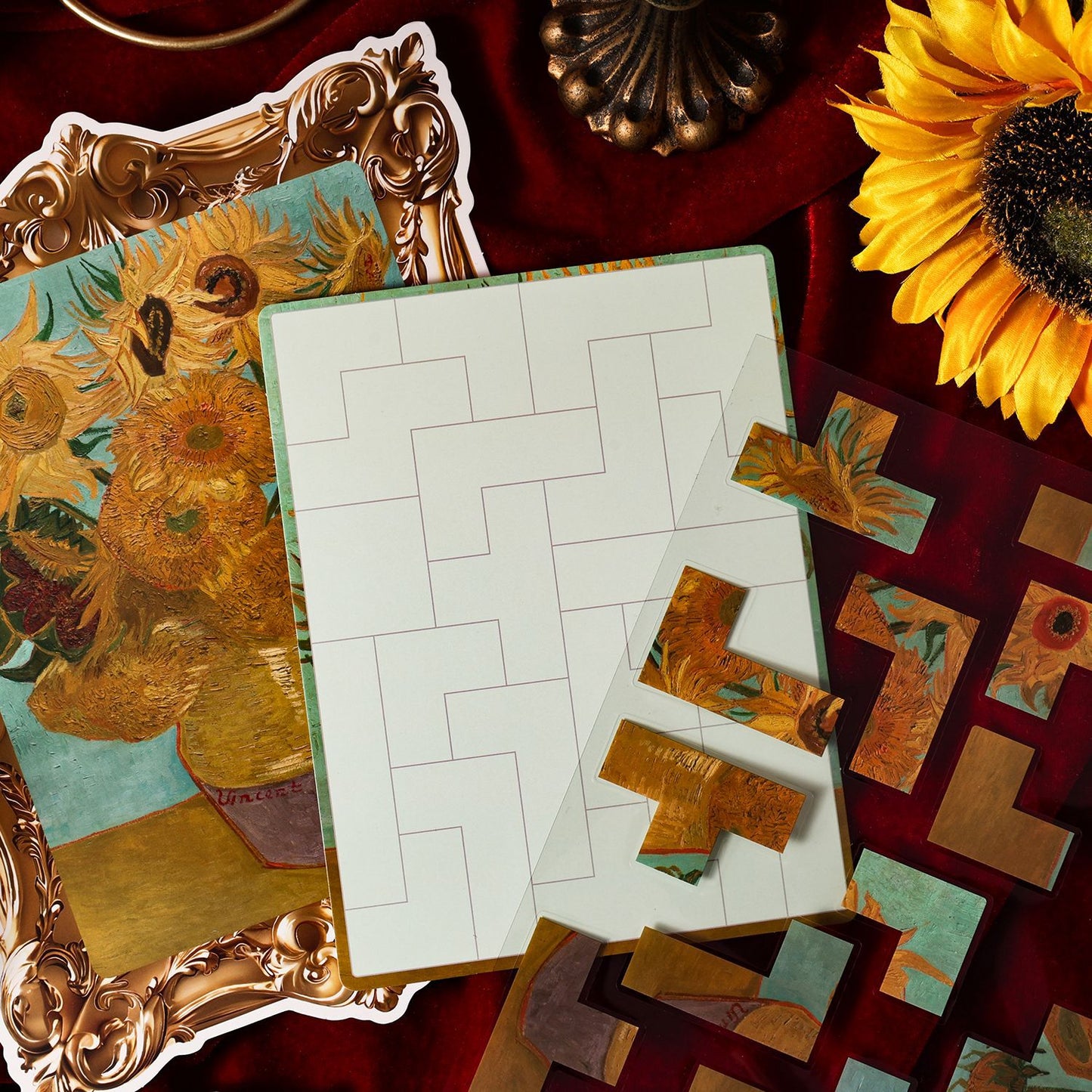 Famous Painting Puzzle DIY Stickers SJMHZ