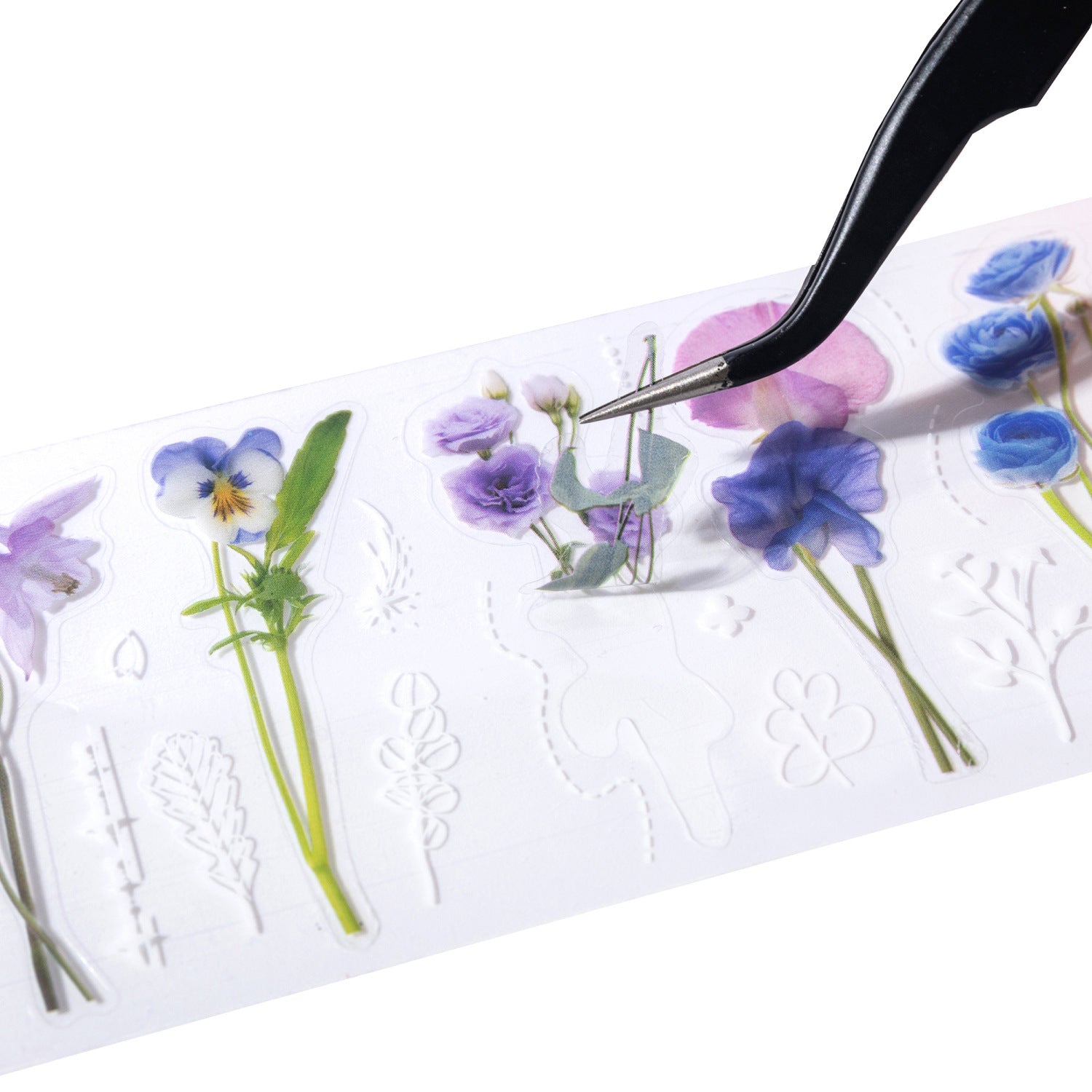 1 Roll Flower PET Tape Stickers SCHY
