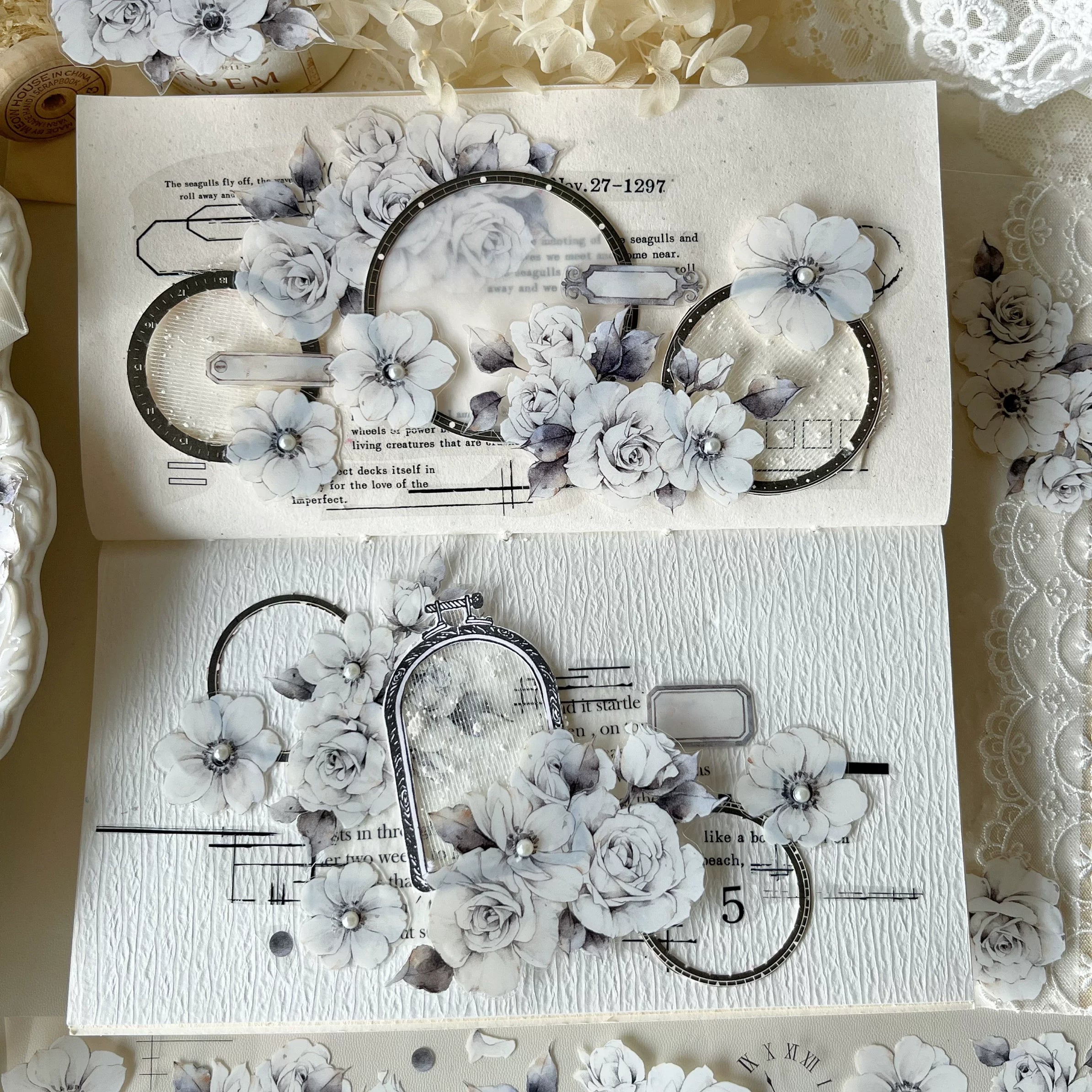 Floral Decorative Tape Rolls- Courtyard Dreams