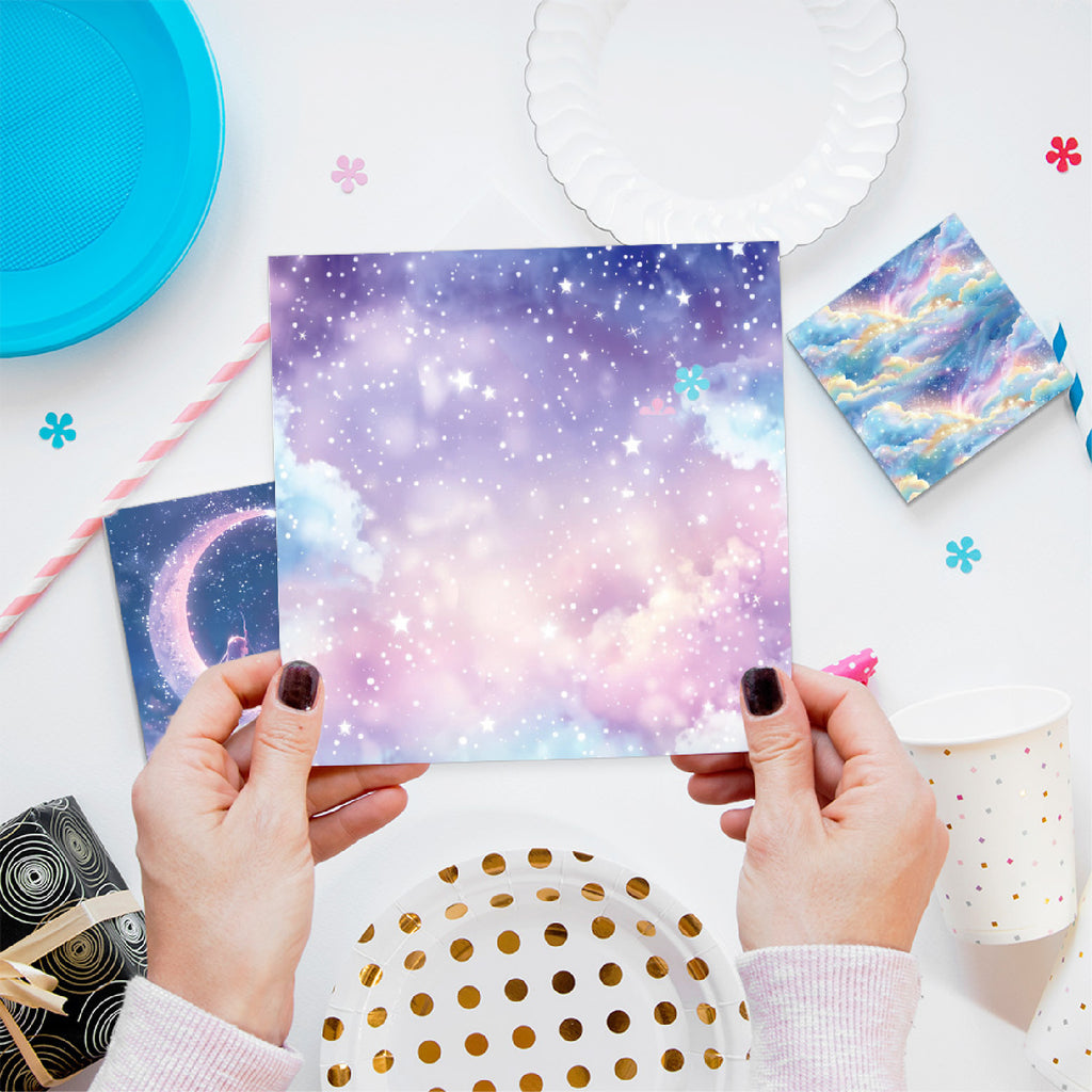 12 inch Fantasy Galaxy Scrapbook Paper Pad PAJ010