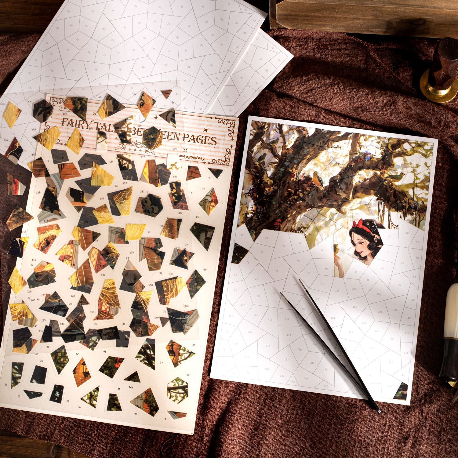 Fairy Tale Puzzle Stickers Kit ZJTH