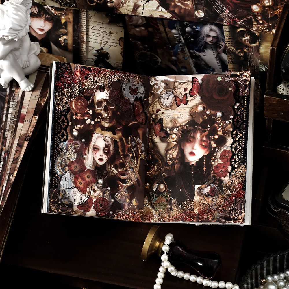 20 Pcs Vintage Scrapbook Paper QJDY