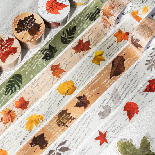 1 Roll Maple Poetry Vintage Washi Tape YYSP