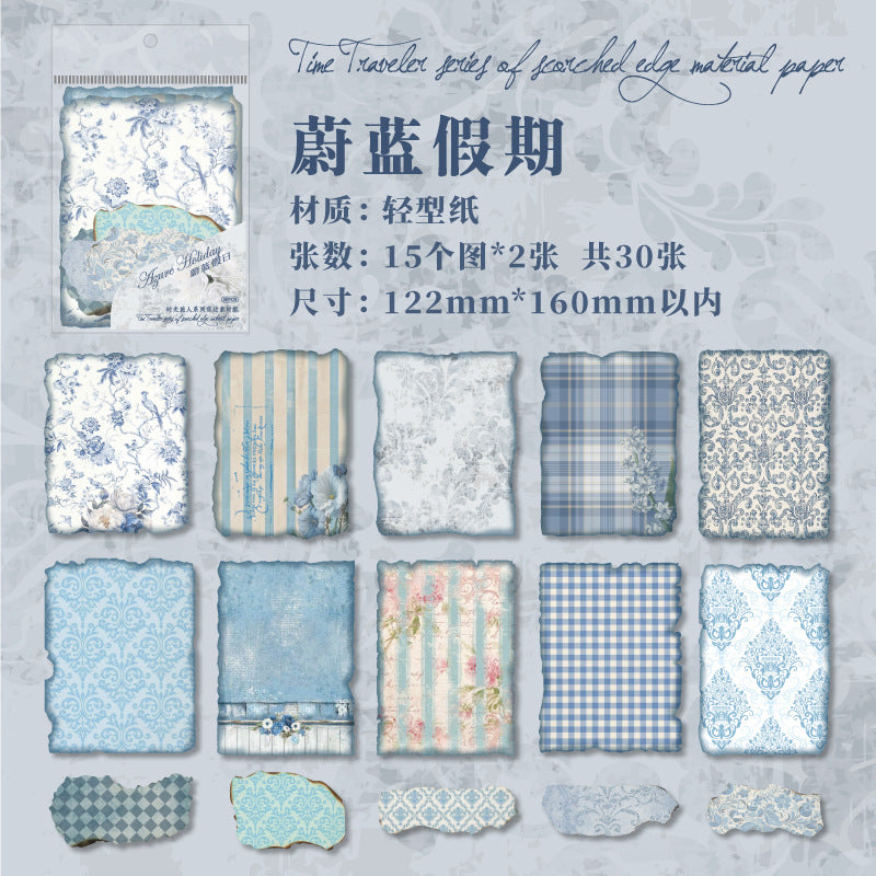 30 Sheet Floral Scrapbook Paper SGLR