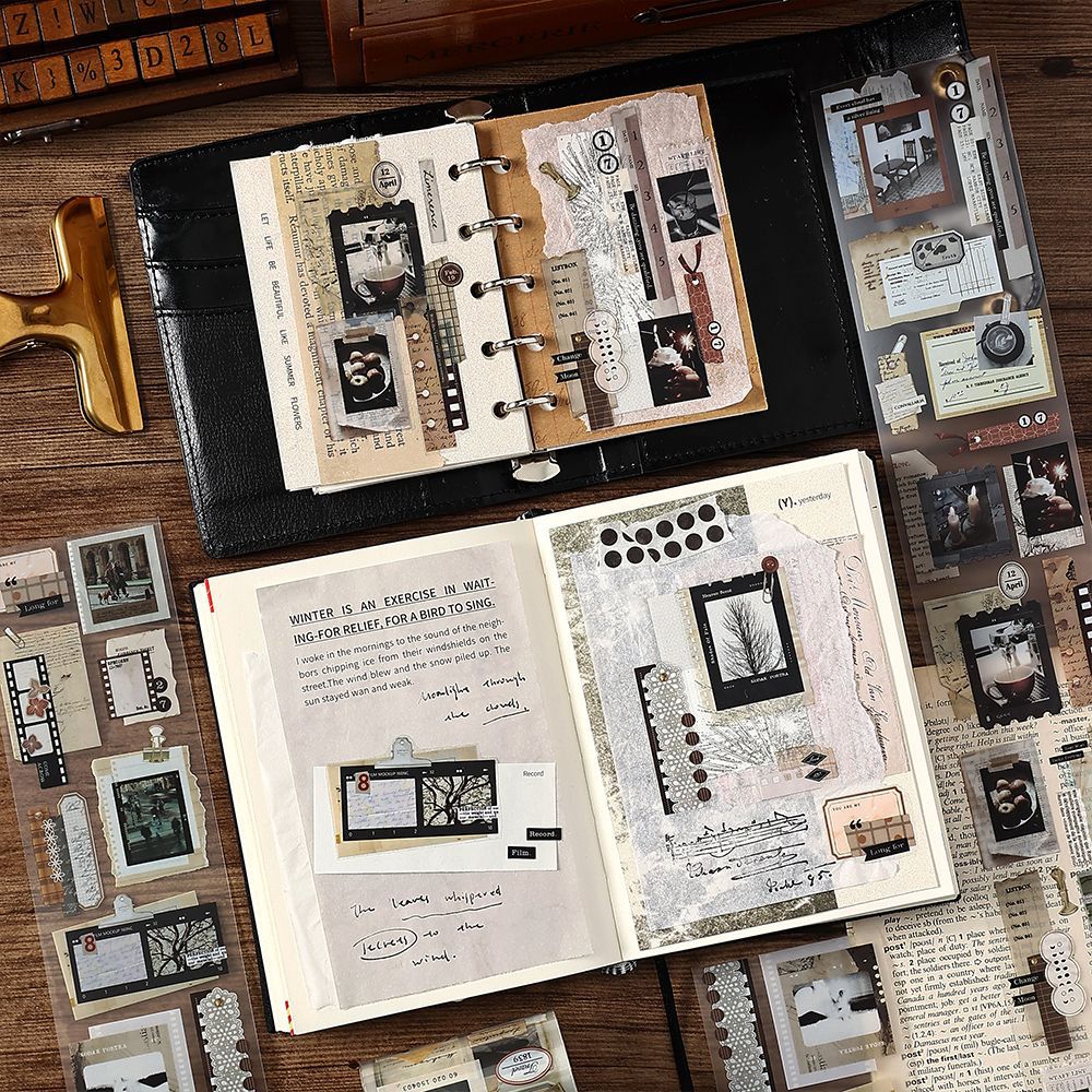 1 Roll Movie Film PET Stickers Tape YXSJ