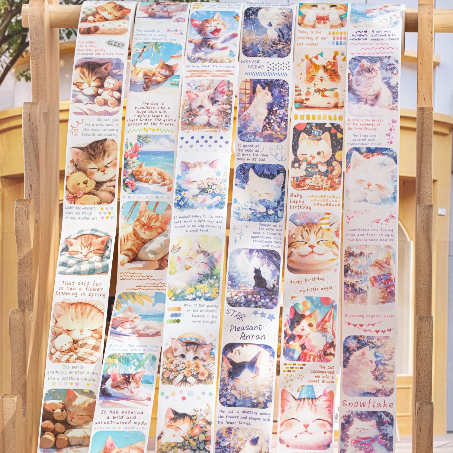 1 Roll Cat Theme Washi Tape KLXM