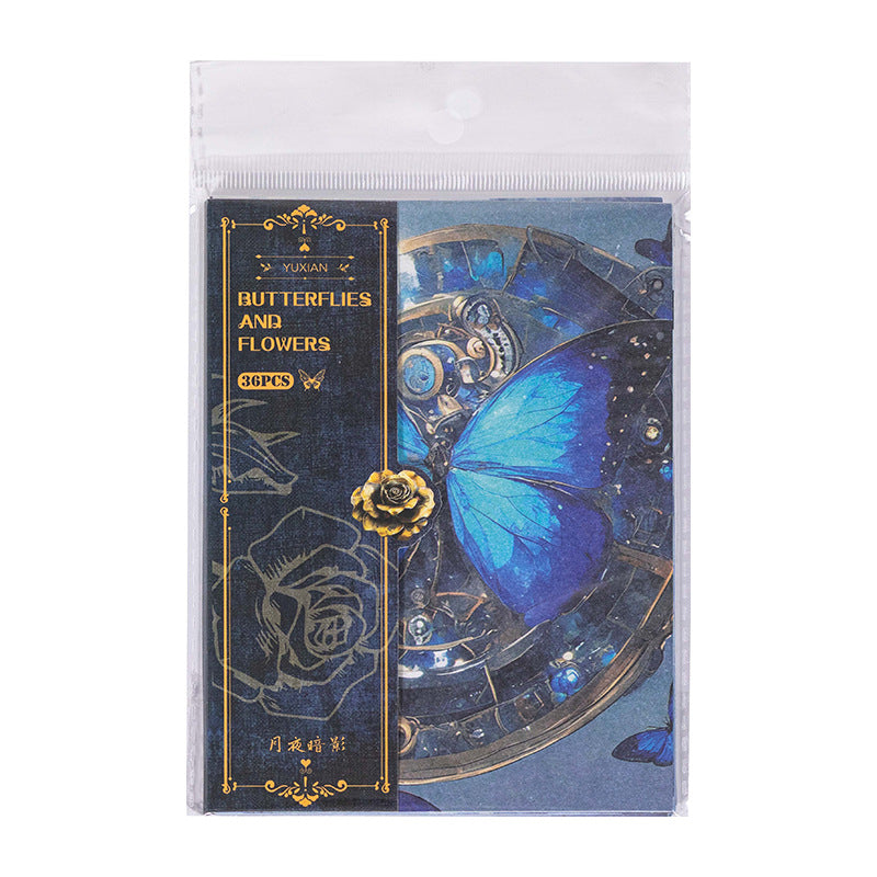 36 Pcs Butterfly Themed Scrapbook Paper HJDY