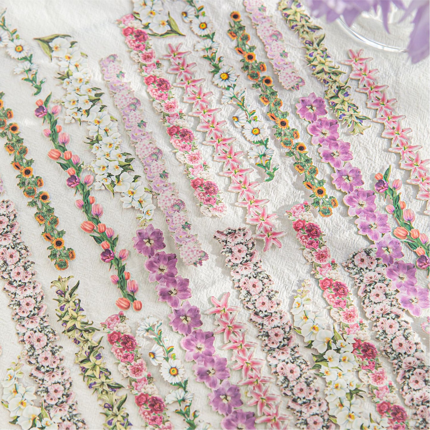 20 Pcs Fruit Flower Vine Stickers SYHZ