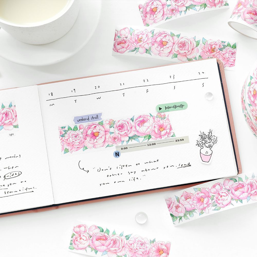 1 Roll Flower Washi Tape SJFF