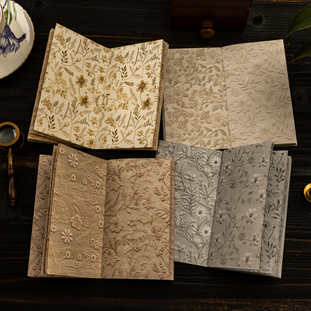 15 Sheets Vitnage Journal Notebook YBKFKS