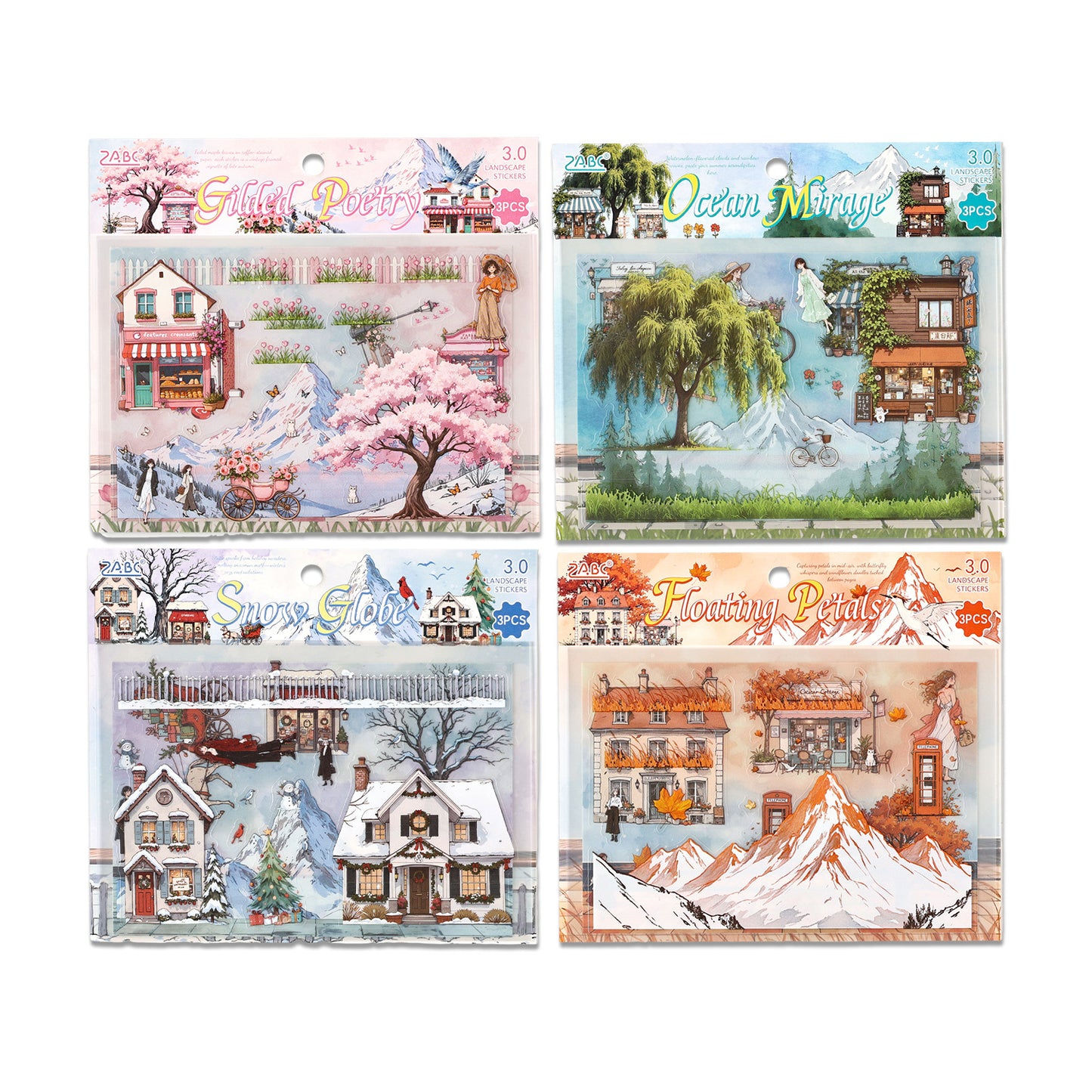 Seasonal House DIY Stickers Kit XJTJ