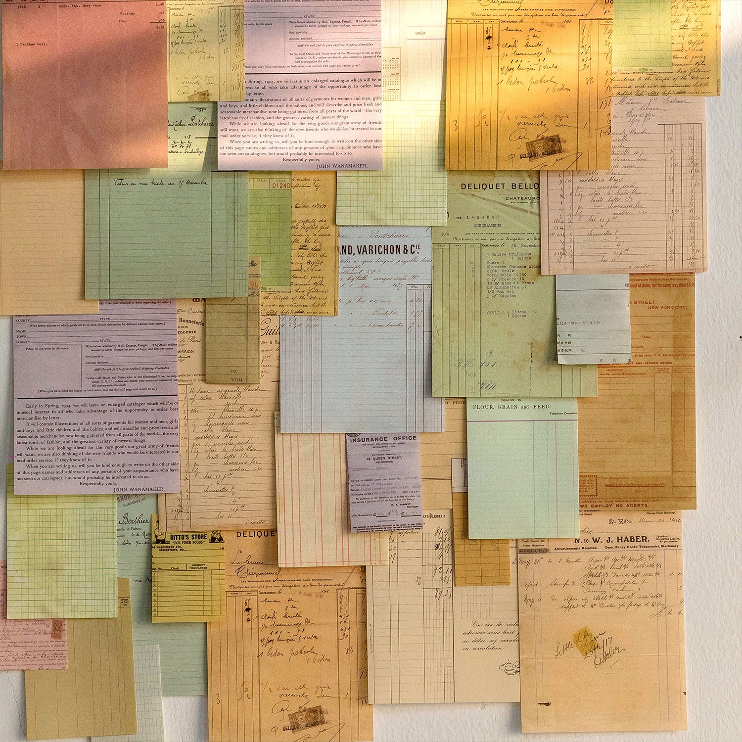 100 Pcs Vintage Ephemera Journal Paper VMP02