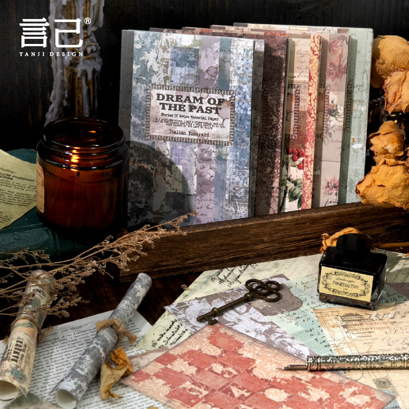 30 Sheets Vintage Junk Journal Paper MJGQ