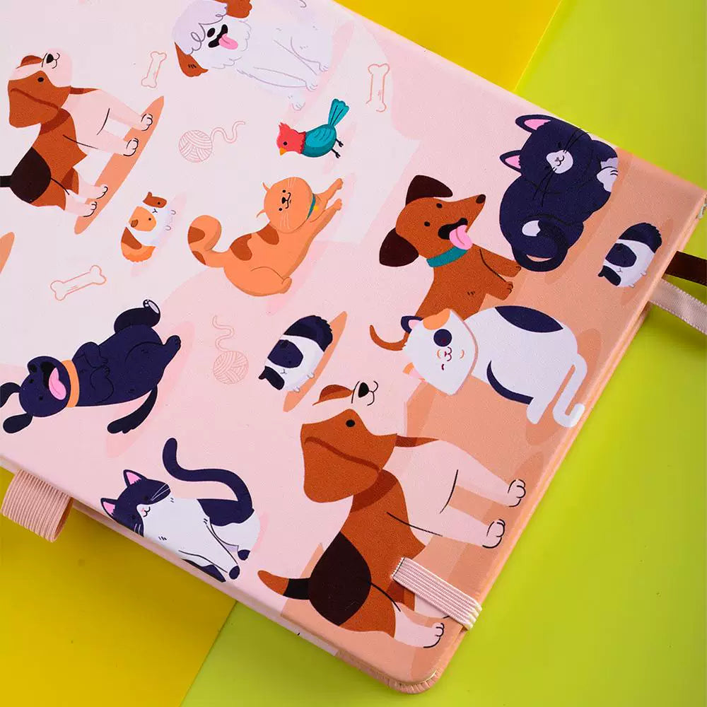 Art Series A5 Hardcover  Notebook - National Pet Day