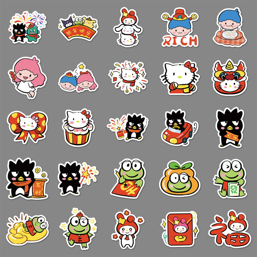 50Pcs Kawaii Waterproof Vinyl Stickers SRO117