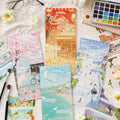 20 Sheets Seasonal Landscape Stickers Book SJZS
