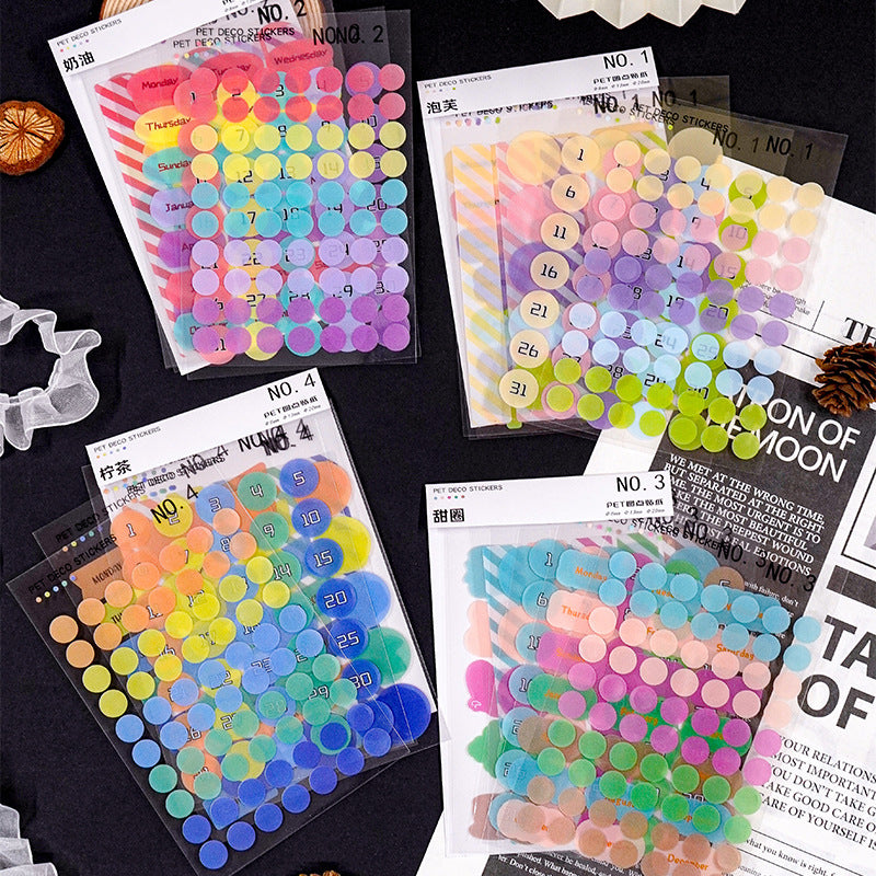 6 Pcs Stickers for Planner and Diary JCYD