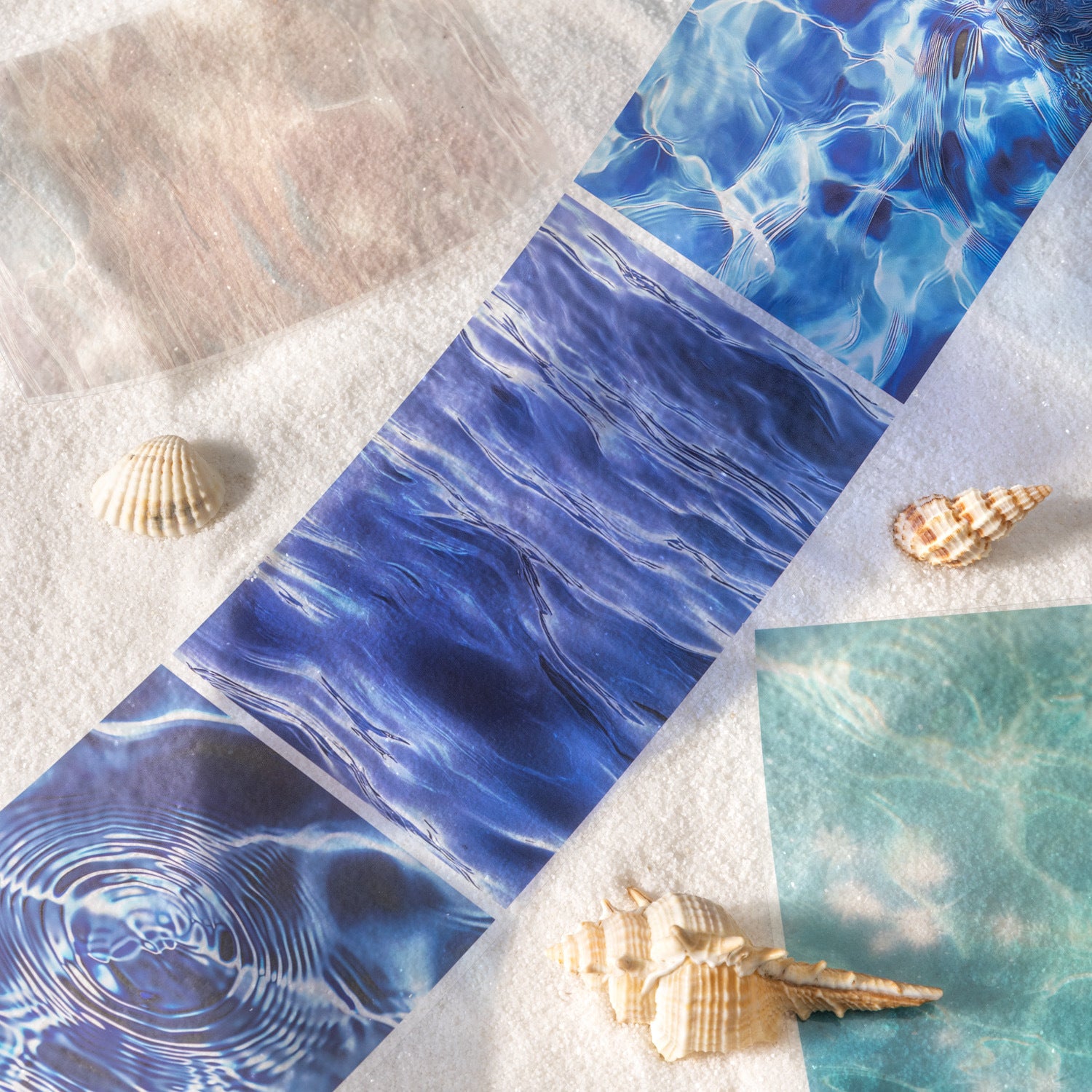 1 Roll Water Texture PET Stickers Tape TLQY