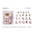40 Pcs PET Garden ang Girl PET Stickers WXSNR
