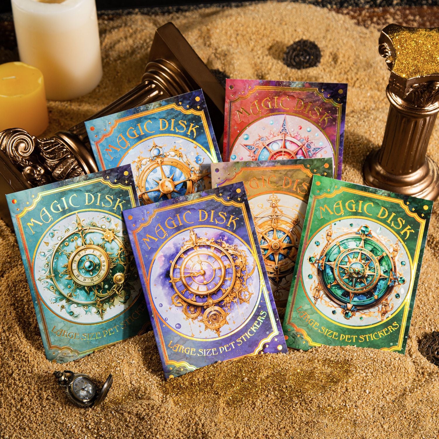 20 Pcs Magic Themed PET Stickers MFXP