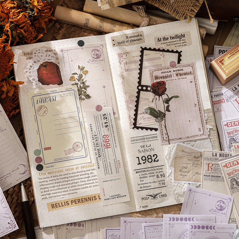 30 Pcs Vintage Notepad Paper SGDB