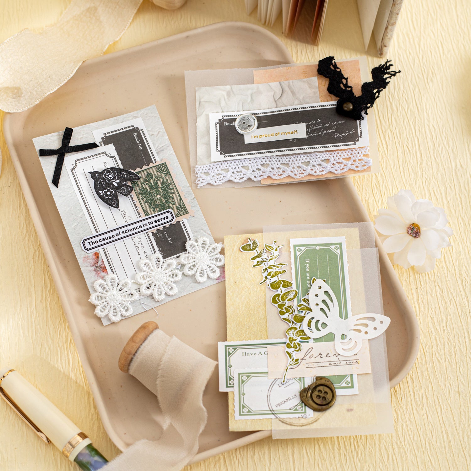 30 Sheets Vintage Notepad Paper XMHXL